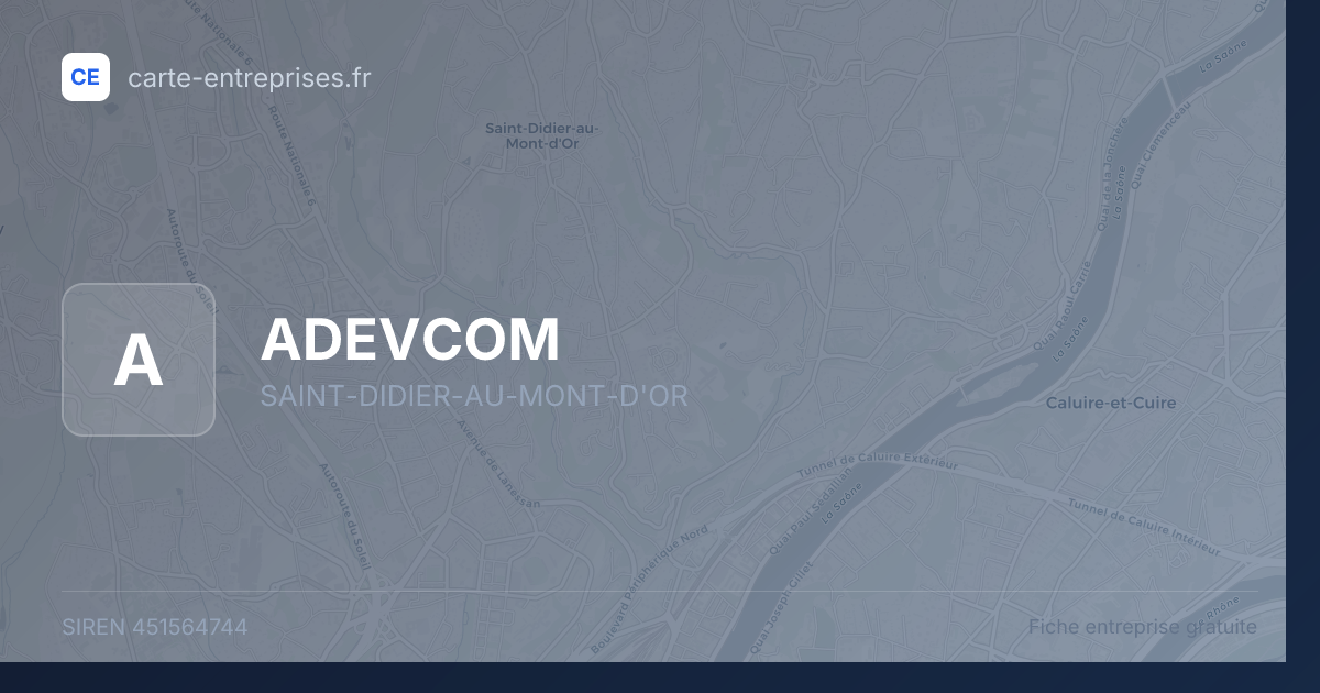 ADEVCOM — 451564744 — fiche entreprise