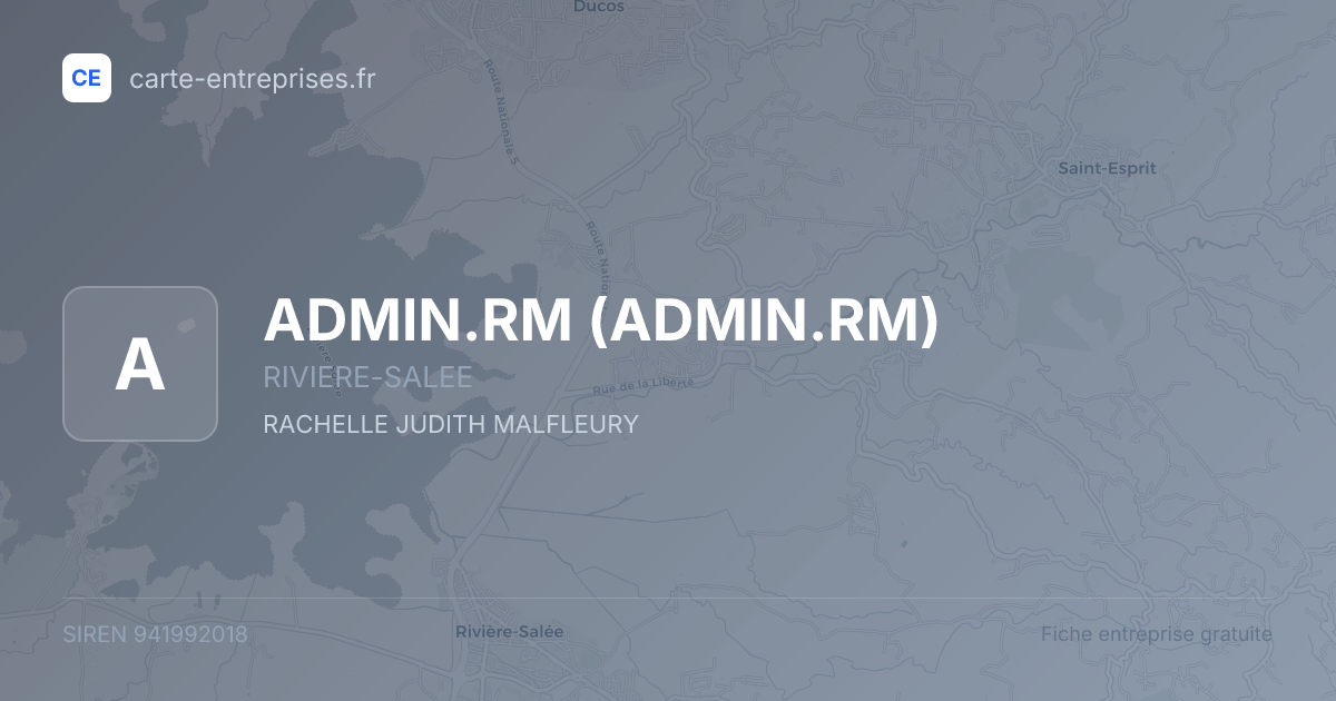 ADMIN.RM — 941992018 — fiche entreprise