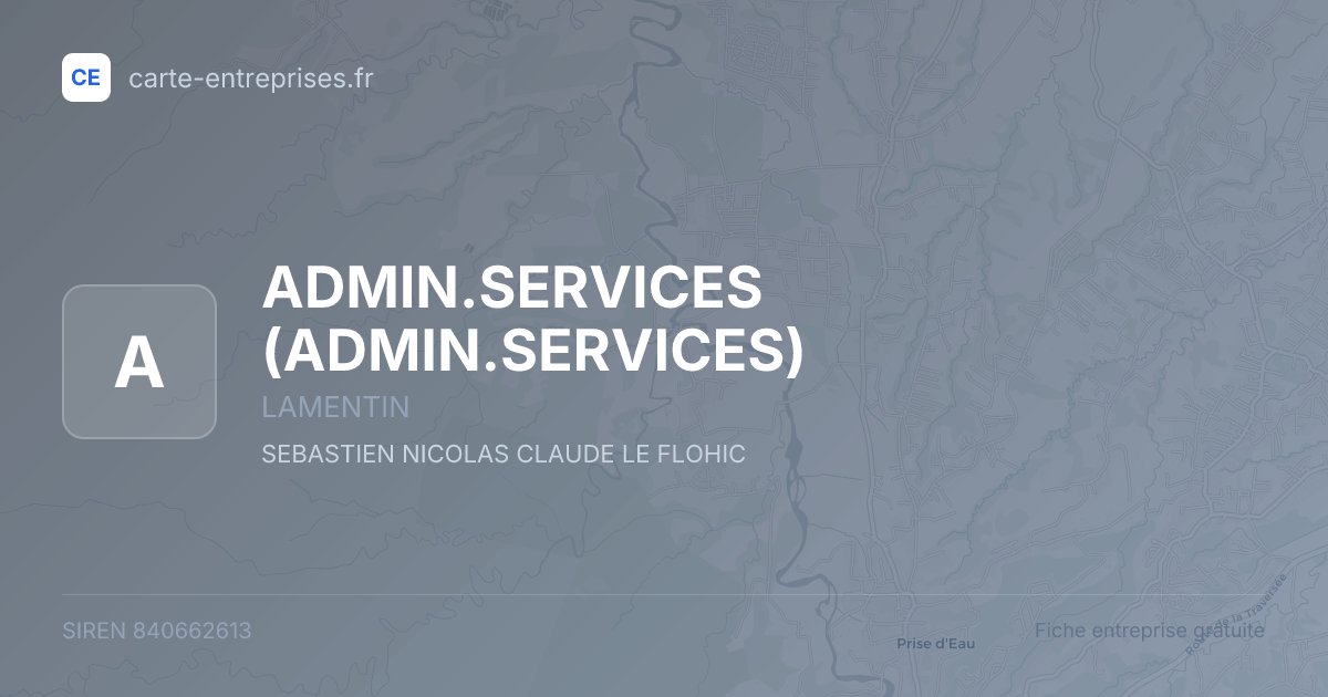 ADMIN.SERVICES — 840662613 — fiche entreprise