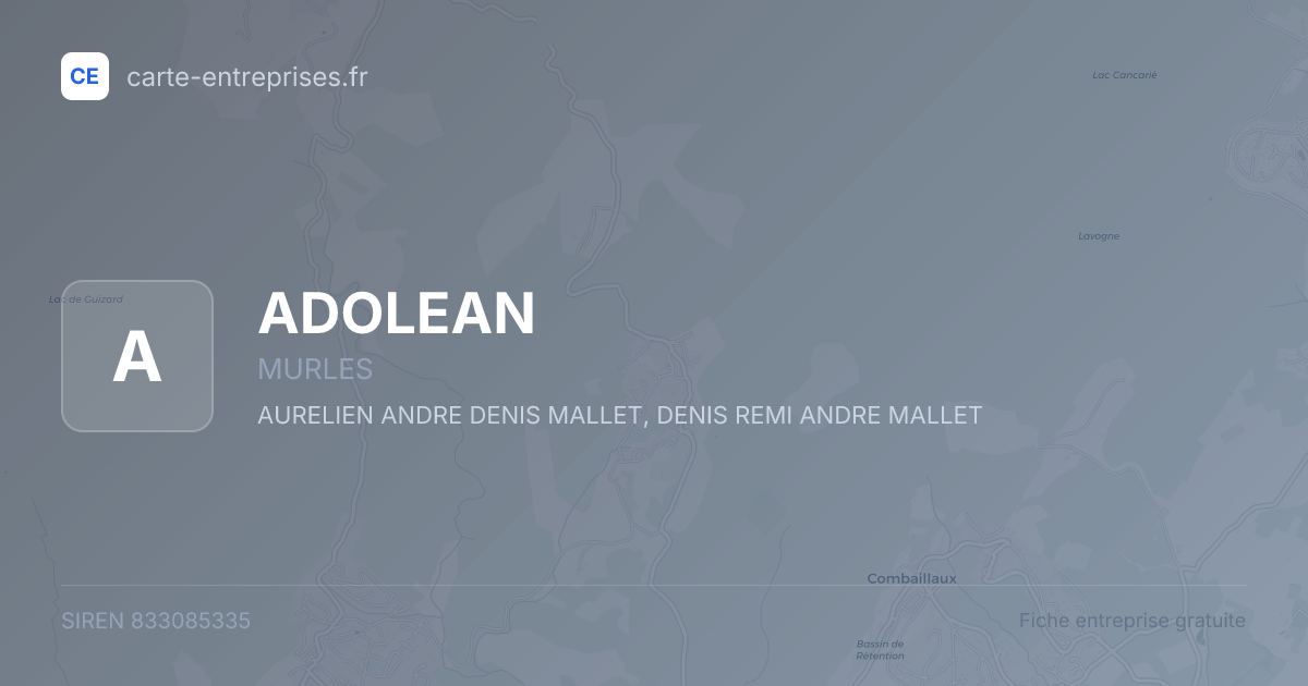 ADOLEAN — 833085335 — fiche entreprise