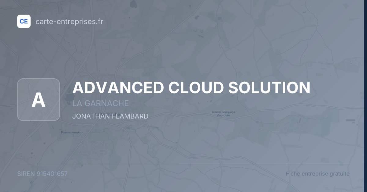 ADVANCED CLOUD SOLUTION — 915401657 — fiche entreprise