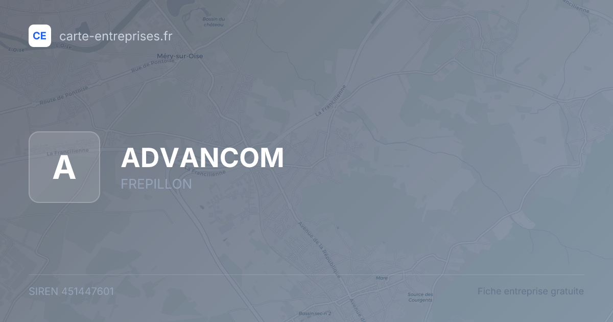 ADVANCOM — 451447601 — fiche entreprise