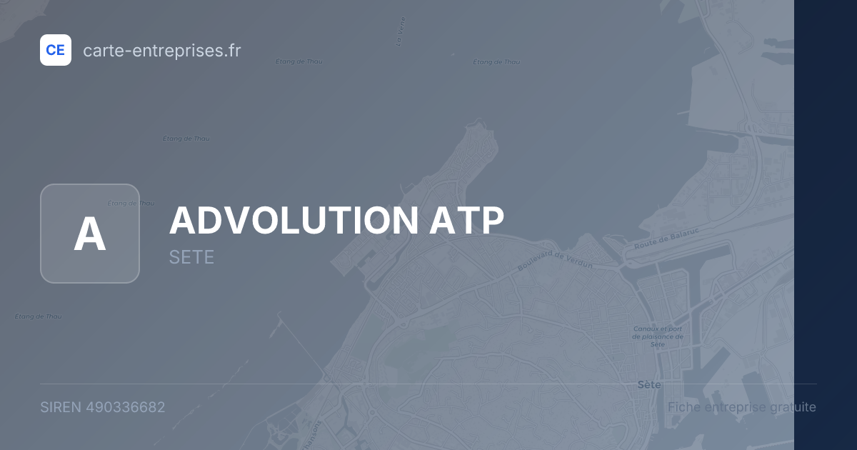 ADVOLUTION ATP — 490336682 — fiche entreprise