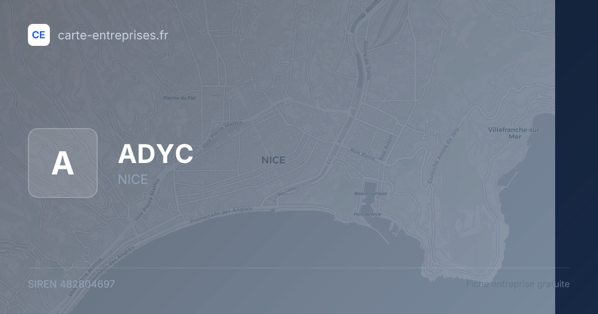 ADYC — 482804697 — fiche entreprise