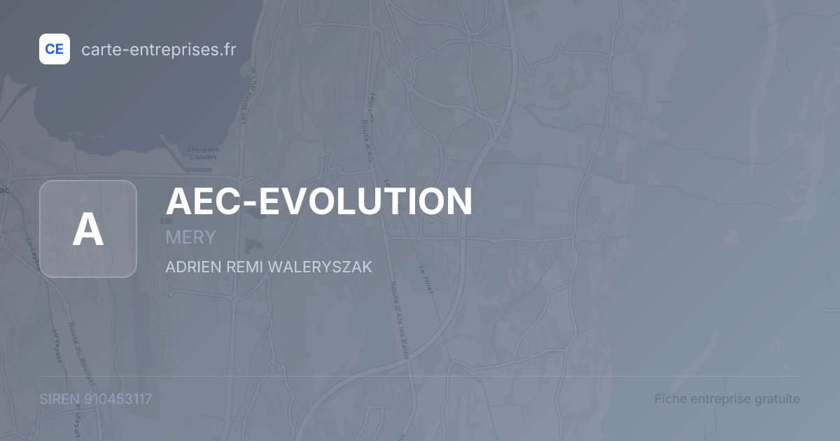 AEC-EVOLUTION — 910453117 — fiche entreprise