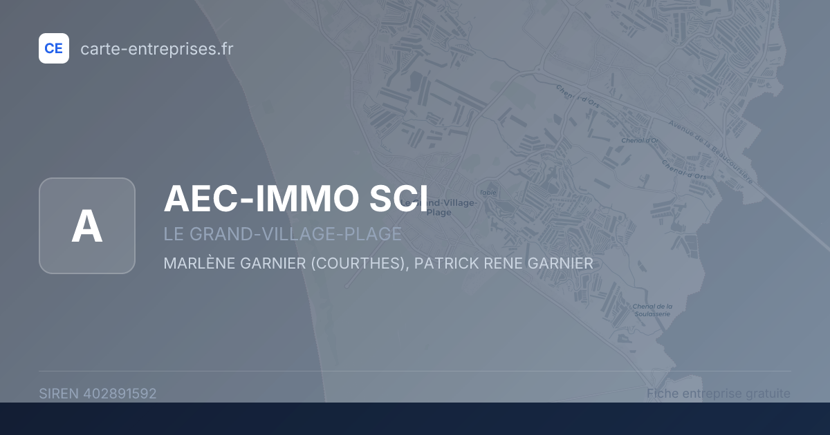 AEC-IMMO SCI — 402891592 — fiche entreprise