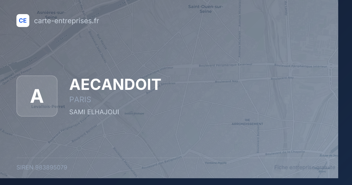 AECANDOIT — 983895079 — fiche entreprise