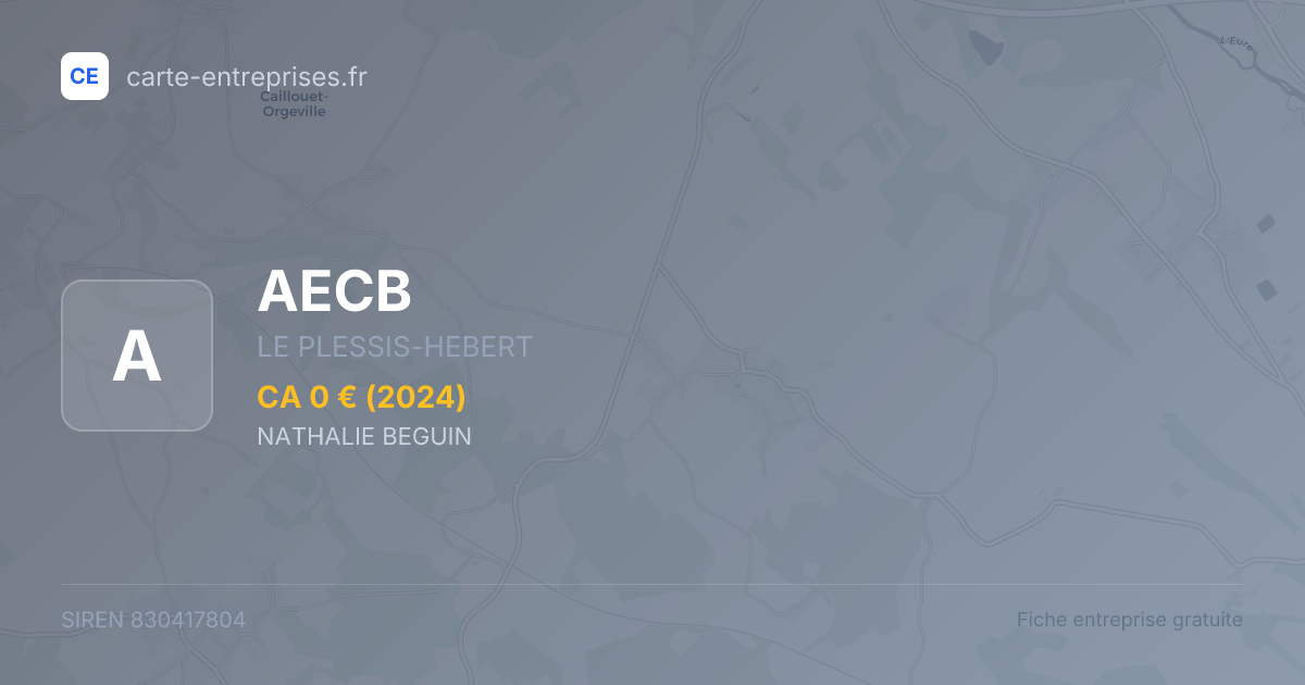 AECB — 830417804 — fiche entreprise