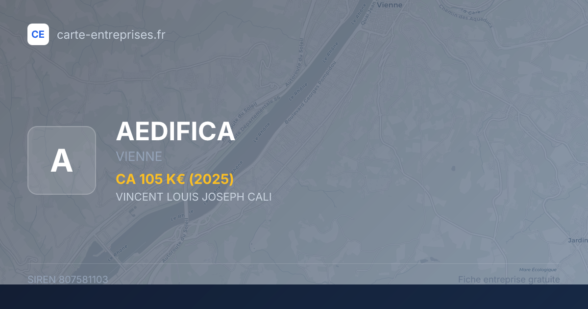 AEDIFICA — 807581103 — fiche entreprise