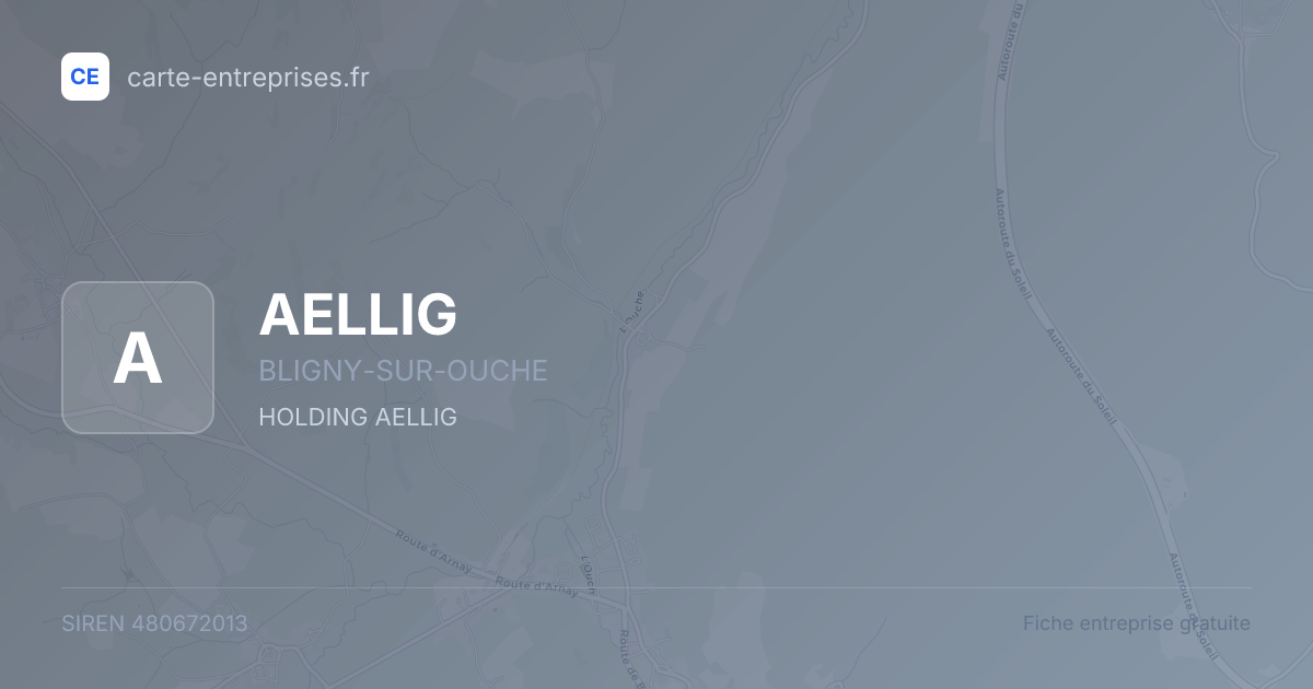 AELLIG — 480672013 — fiche entreprise