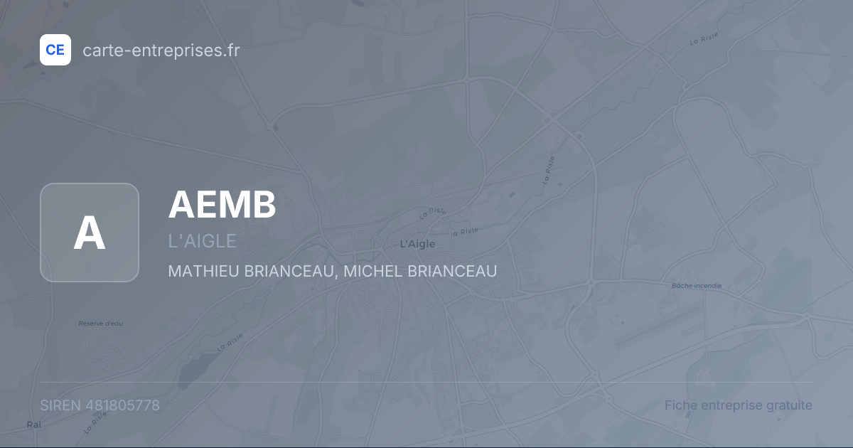 AEMB — 481805778 — fiche entreprise