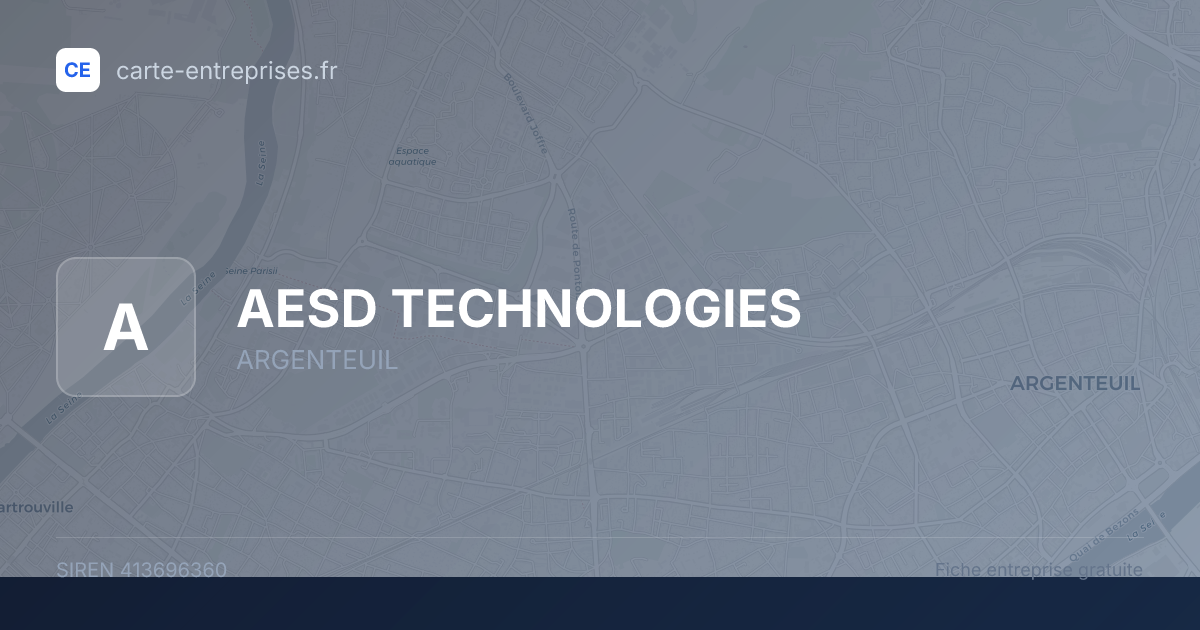 AESD TECHNOLOGIES — 413696360 — fiche entreprise