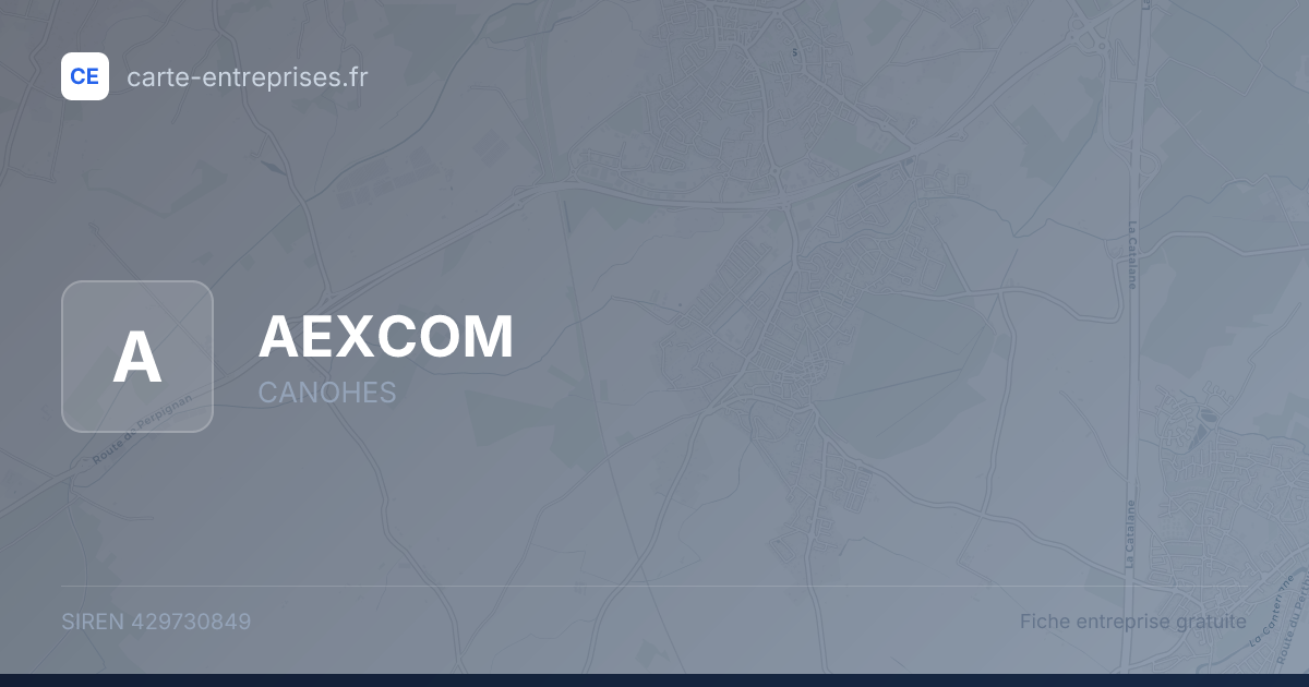 AEXCOM — 429730849 — fiche entreprise