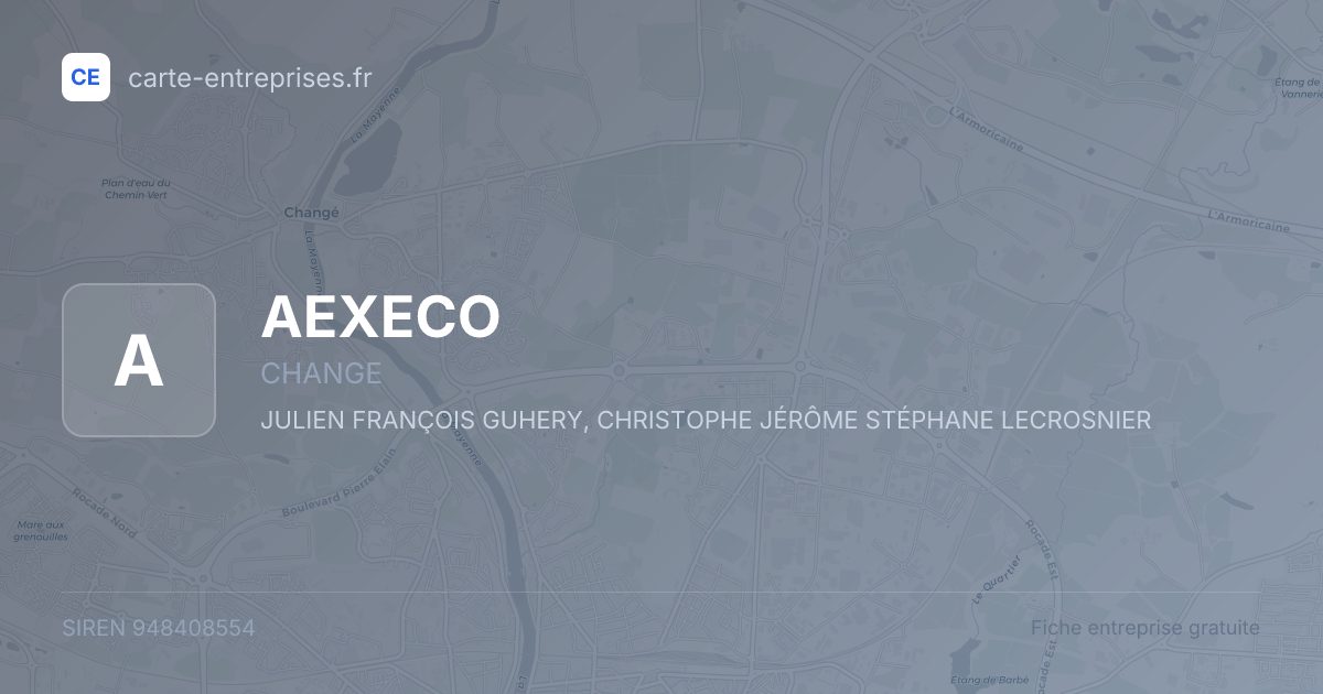 AEXECO — 948408554 — fiche entreprise