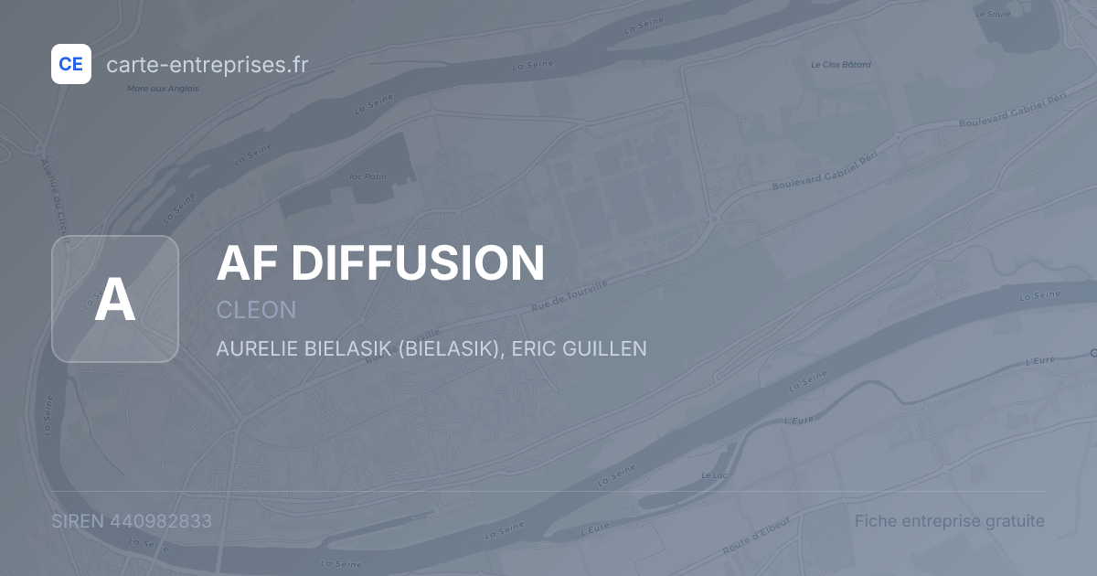 AF DIFFUSION — 440982833 — fiche entreprise