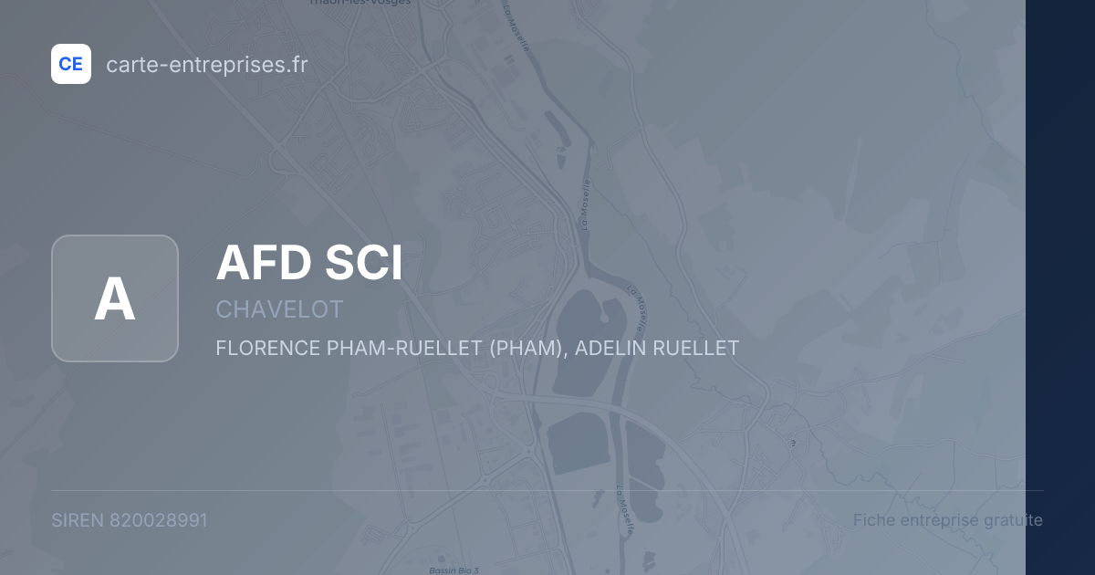 AFD SCI — 820028991 — fiche entreprise