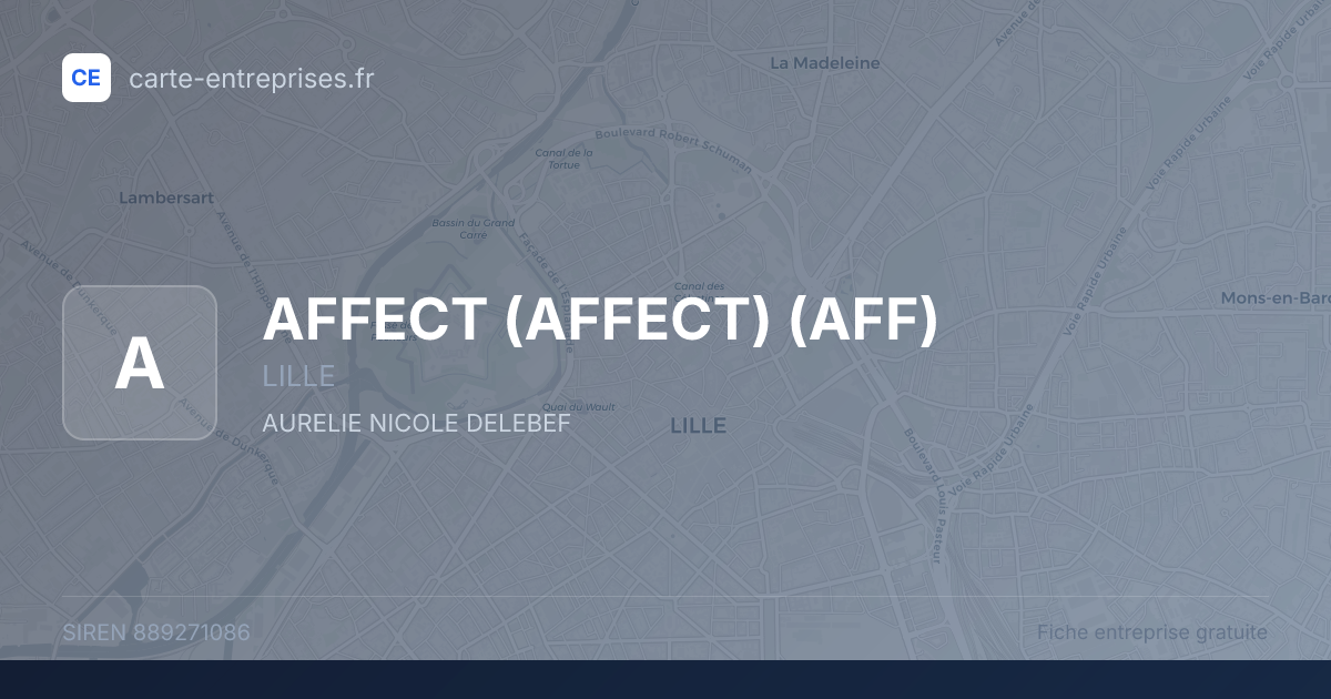 AFFECT (AFFECT) (AFF) — 889271086 — fiche entreprise