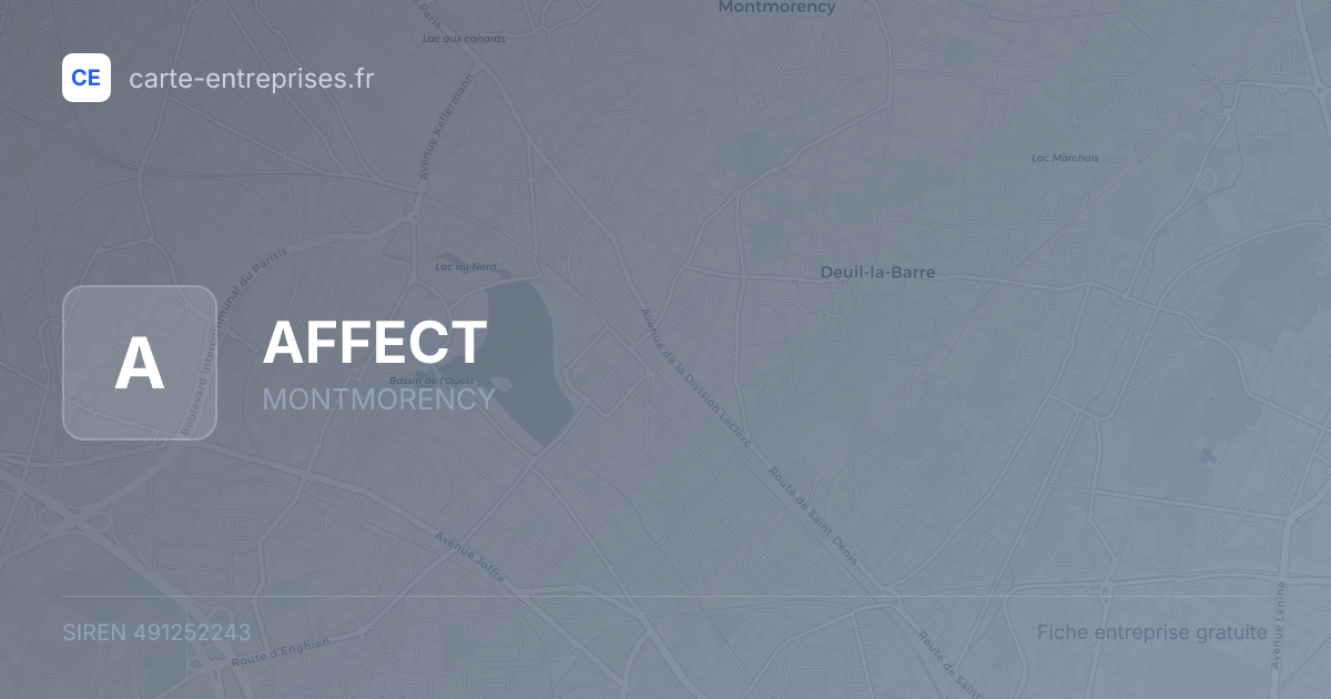 AFFECT — 491252243 — fiche entreprise