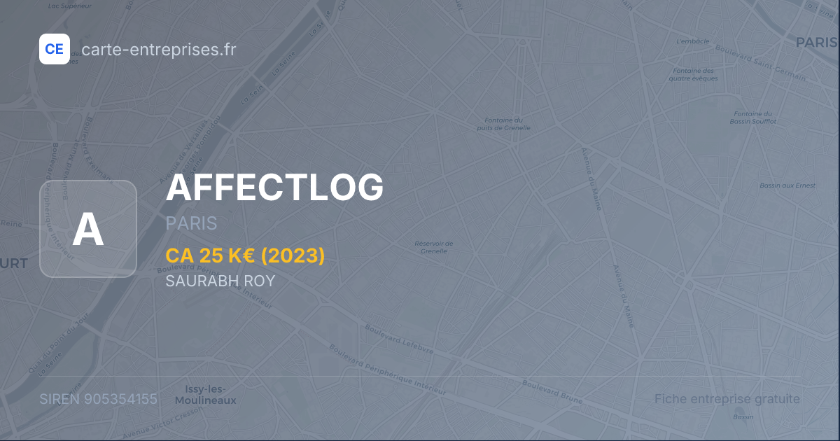 AFFECTLOG — 905354155 — fiche entreprise