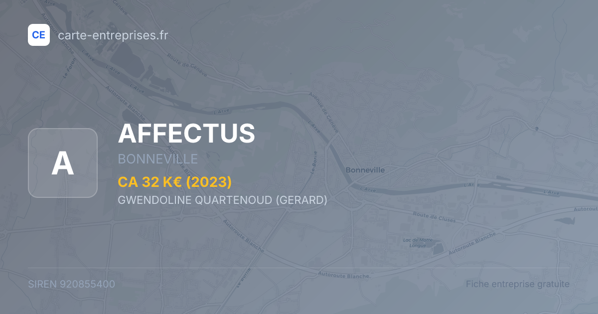 AFFECTUS — 920855400 — fiche entreprise