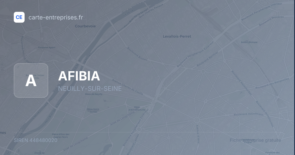 AFIBIA — 448480020 — fiche entreprise