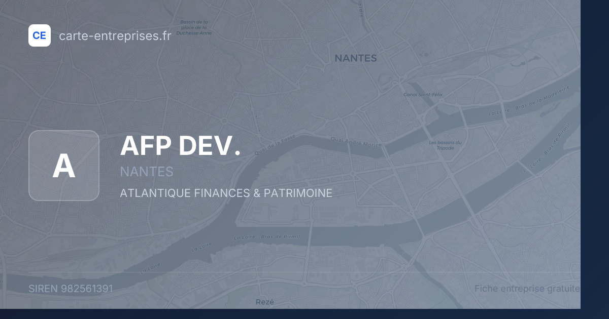 AFP DEV. — 982561391 — fiche entreprise