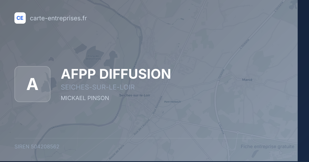 AFPP DIFFUSION — 504208562 — fiche entreprise