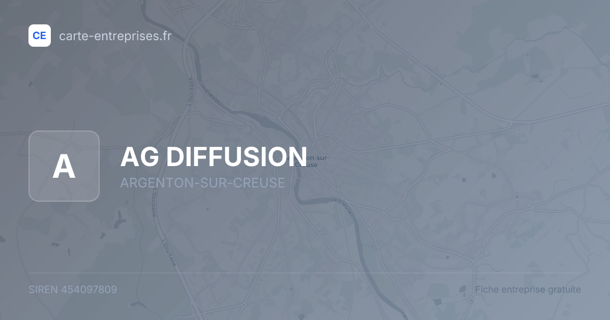 AG DIFFUSION — 454097809 — fiche entreprise