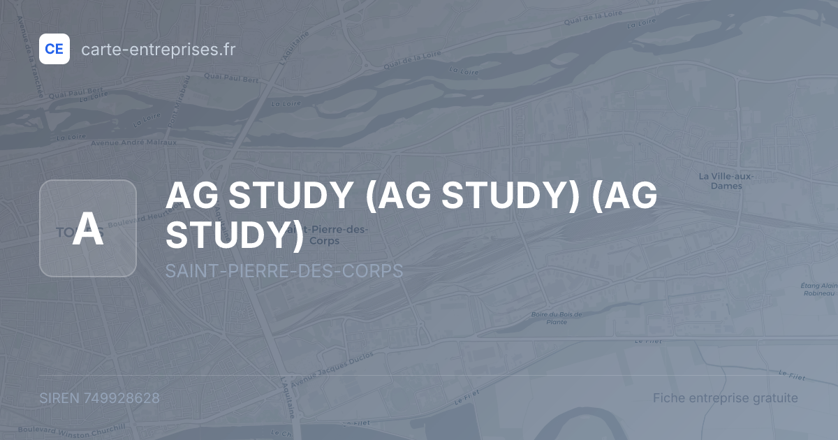 AG STUDY (AG STUDY) (AG STUDY) — 749928628 — fiche entreprise