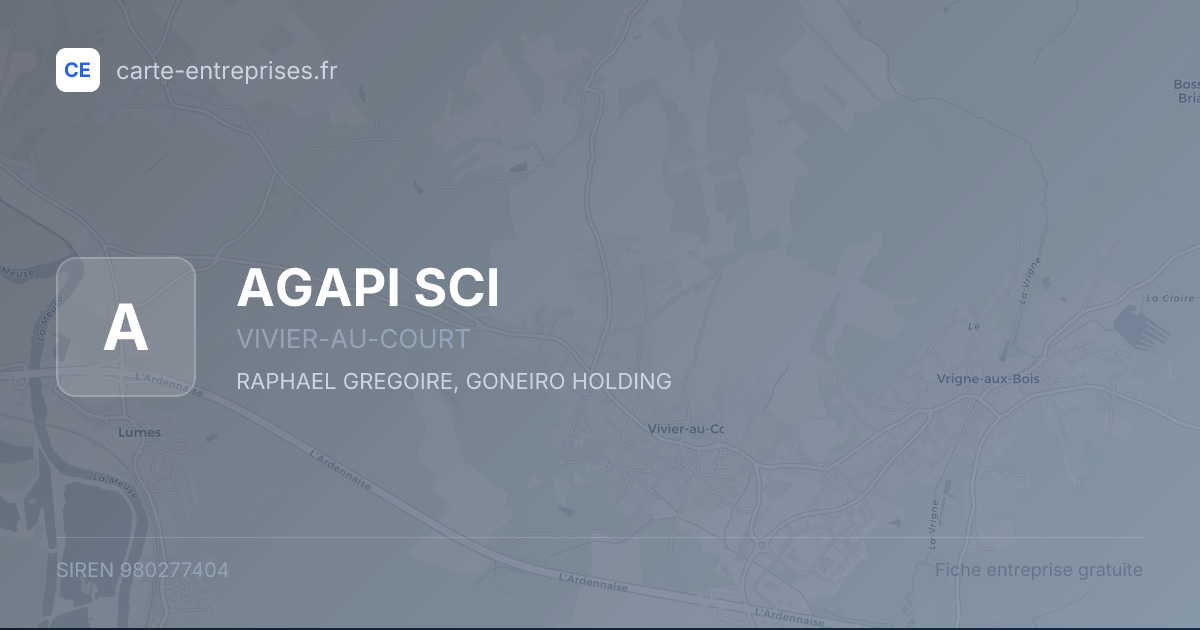 AGAPI SCI — 980277404 — fiche entreprise