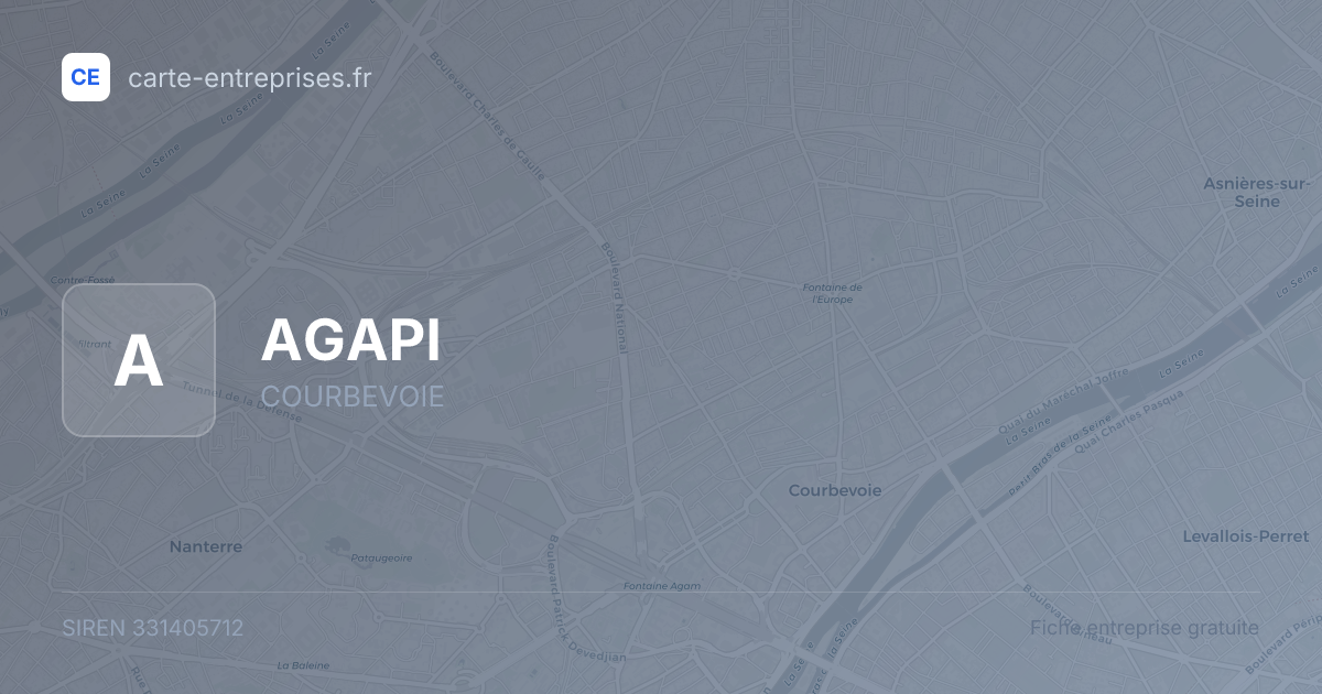 AGAPI — 331405712 — fiche entreprise