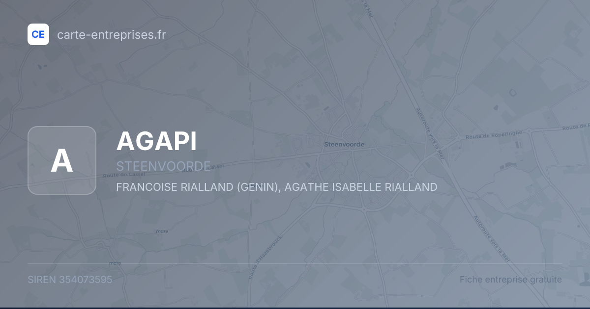 AGAPI — 354073595 — fiche entreprise