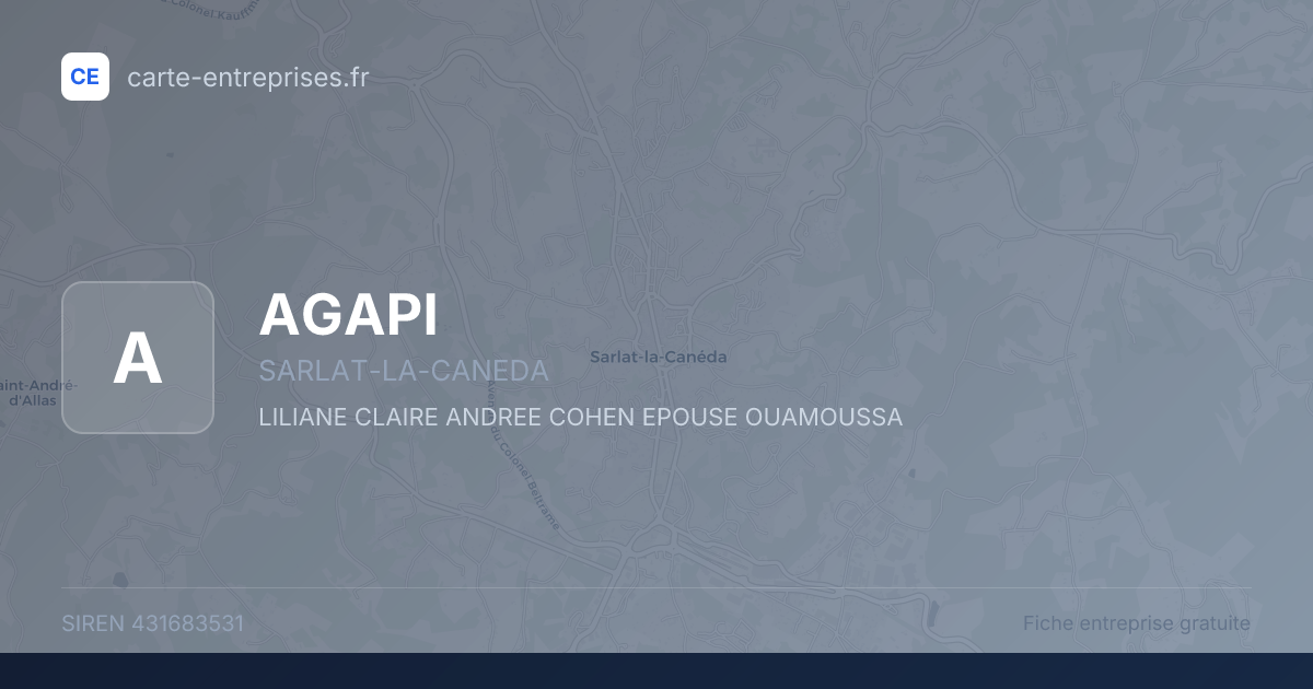 AGAPI — 431683531 — fiche entreprise