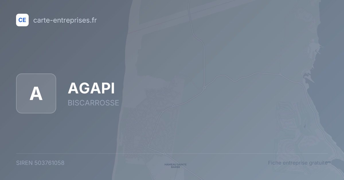 AGAPI — 503761058 — fiche entreprise