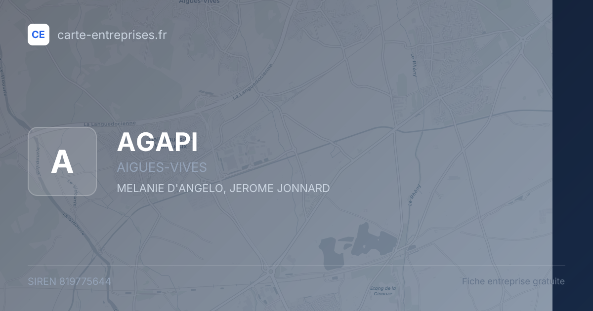 AGAPI — 819775644 — fiche entreprise