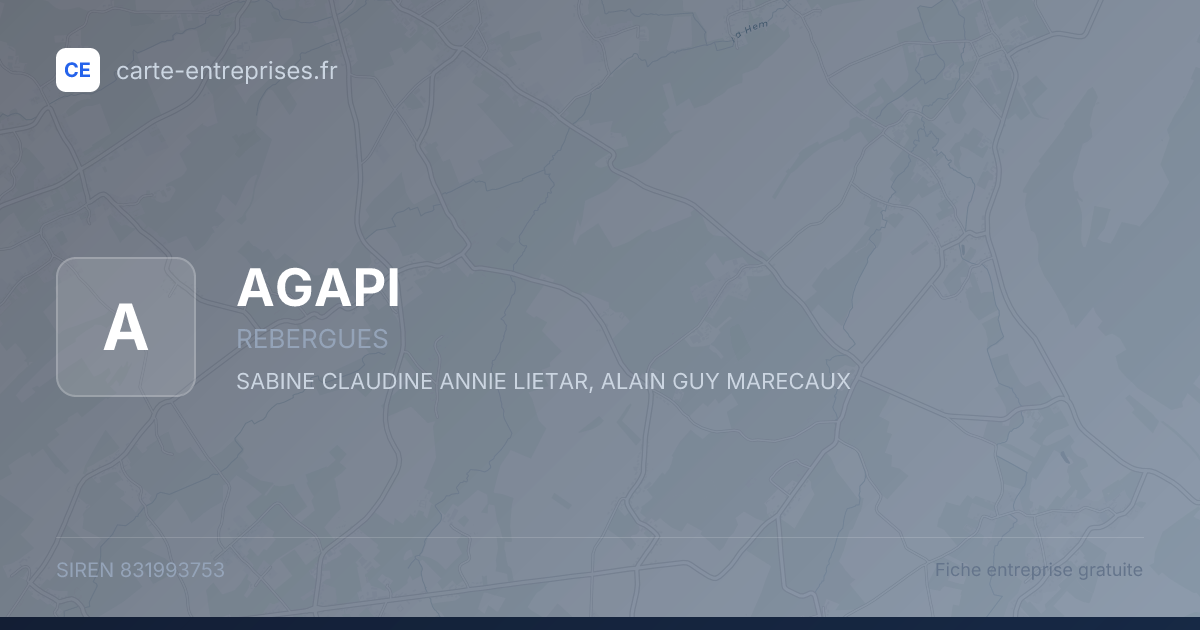 AGAPI — 831993753 — fiche entreprise