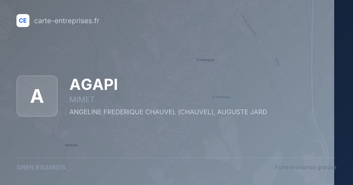 AGAPI — 915348015 — fiche entreprise