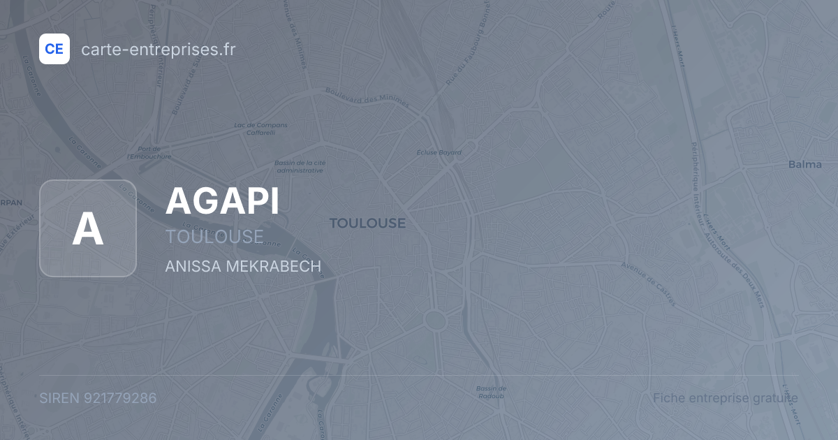 AGAPI — 921779286 — fiche entreprise