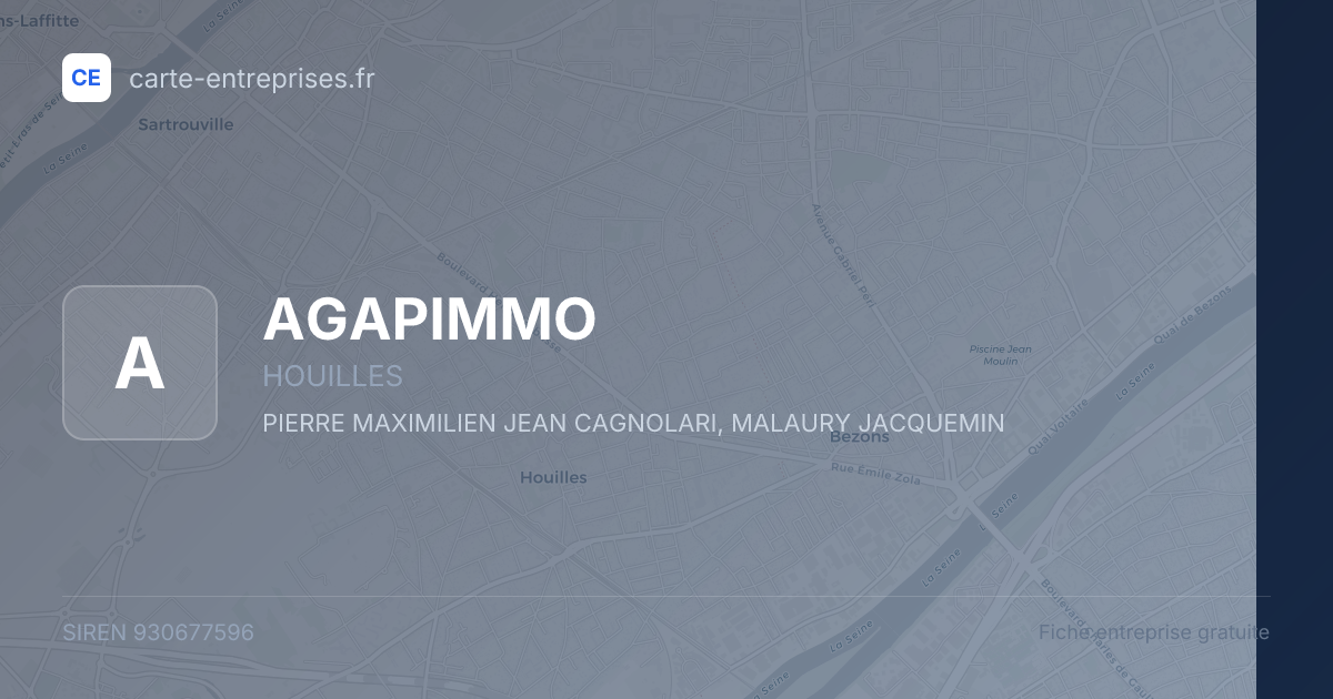 AGAPIMMO — 930677596 — fiche entreprise
