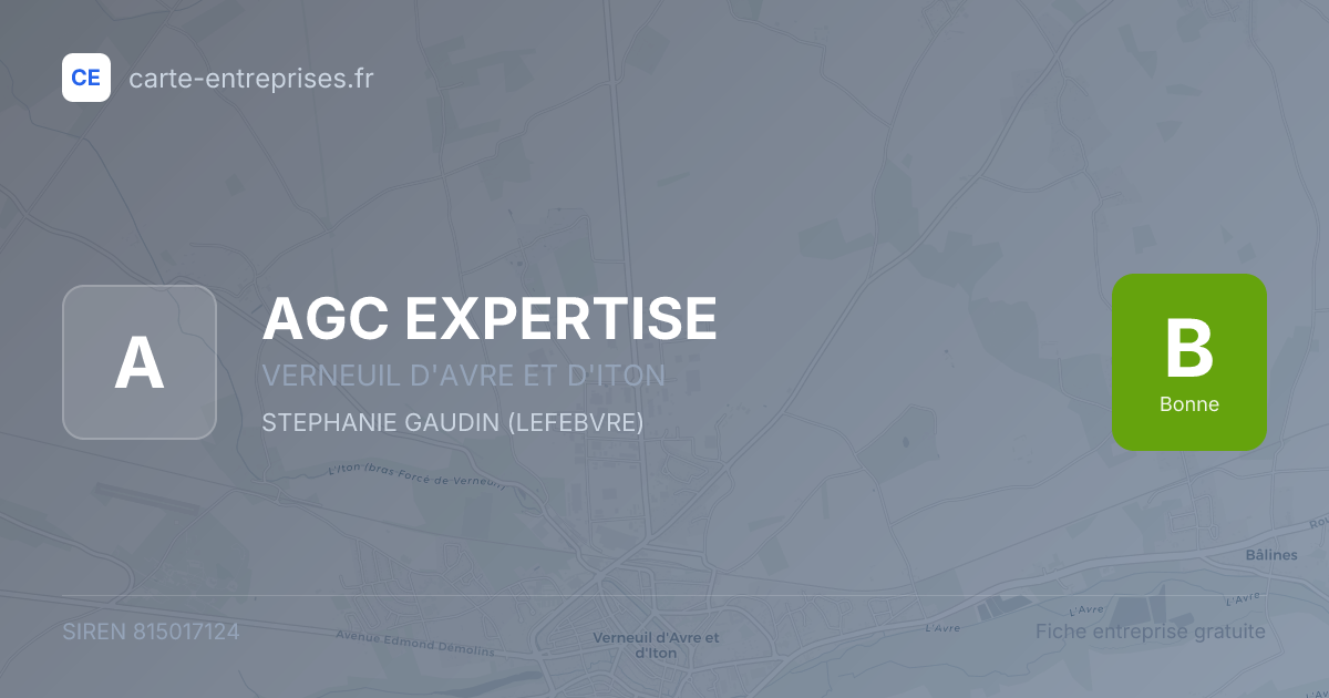 AGC EXPERTISE — 815017124 — fiche entreprise
