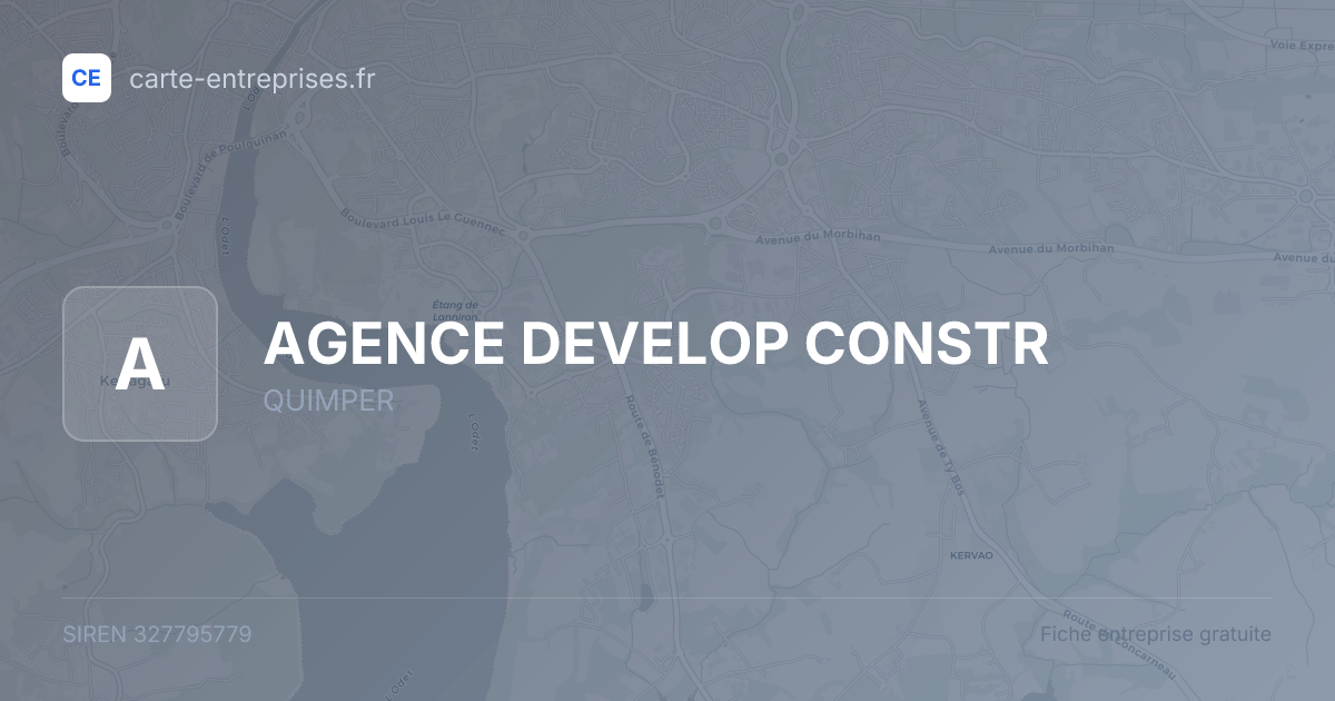 AGENCE DEVELOP CONSTR — 327795779 — fiche entreprise