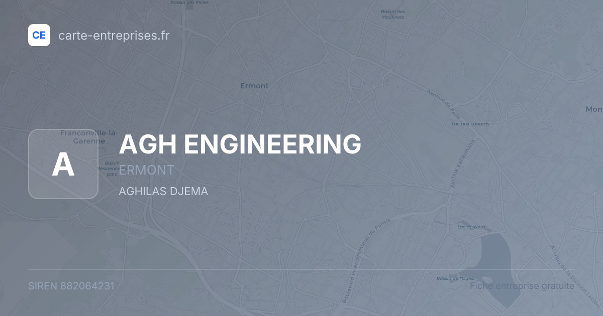 AGH ENGINEERING — 882064231 — fiche entreprise