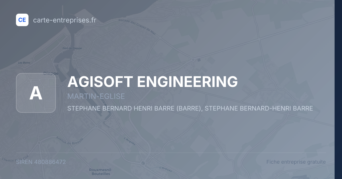 AGISOFT ENGINEERING — 480886472 — fiche entreprise