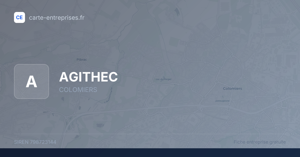AGITHEC — 798723144 — fiche entreprise