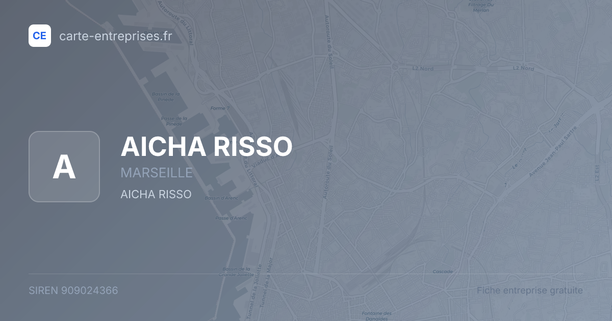AICHA RISSO — 909024366 — fiche entreprise