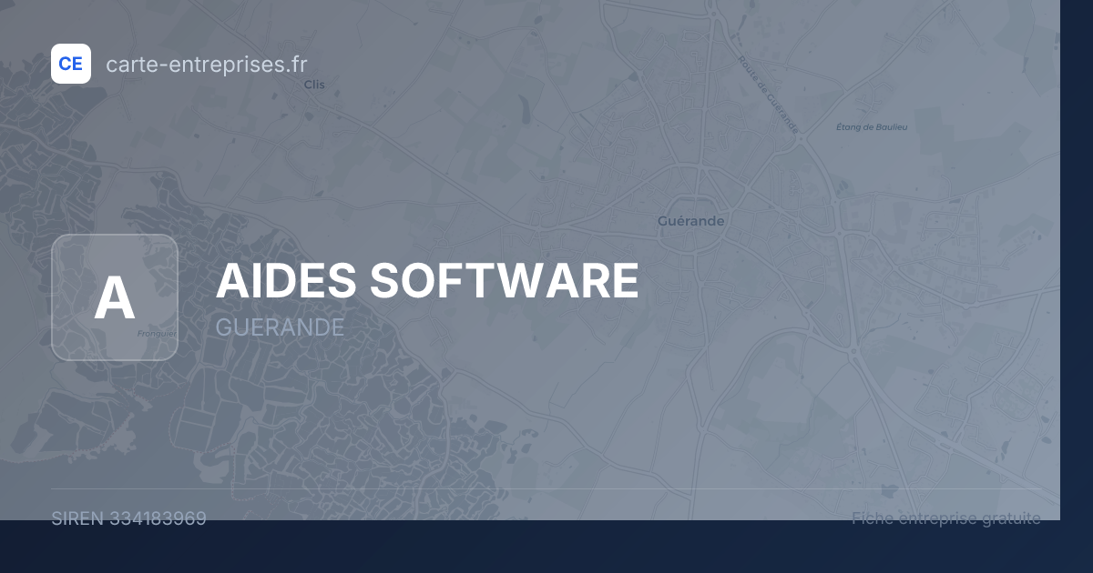 AIDES SOFTWARE — 334183969 — fiche entreprise