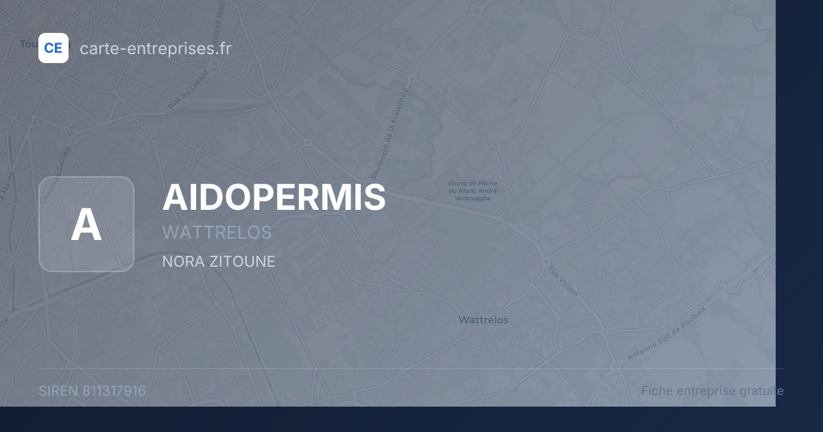 AIDOPERMIS — 811317916 — fiche entreprise