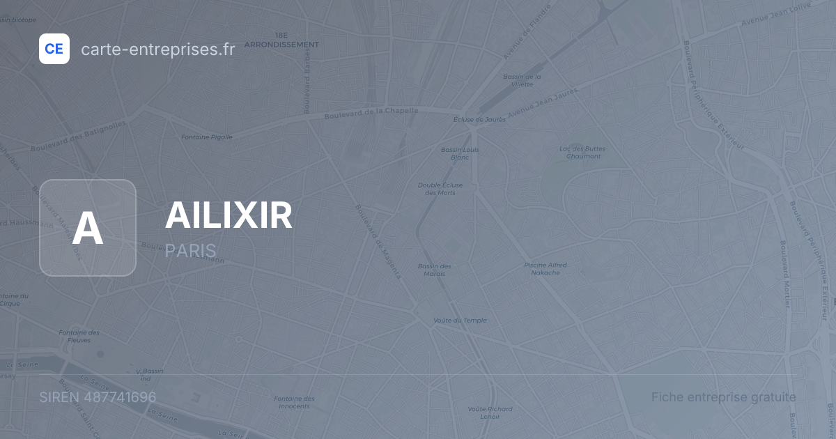 AILIXIR — 487741696 — fiche entreprise