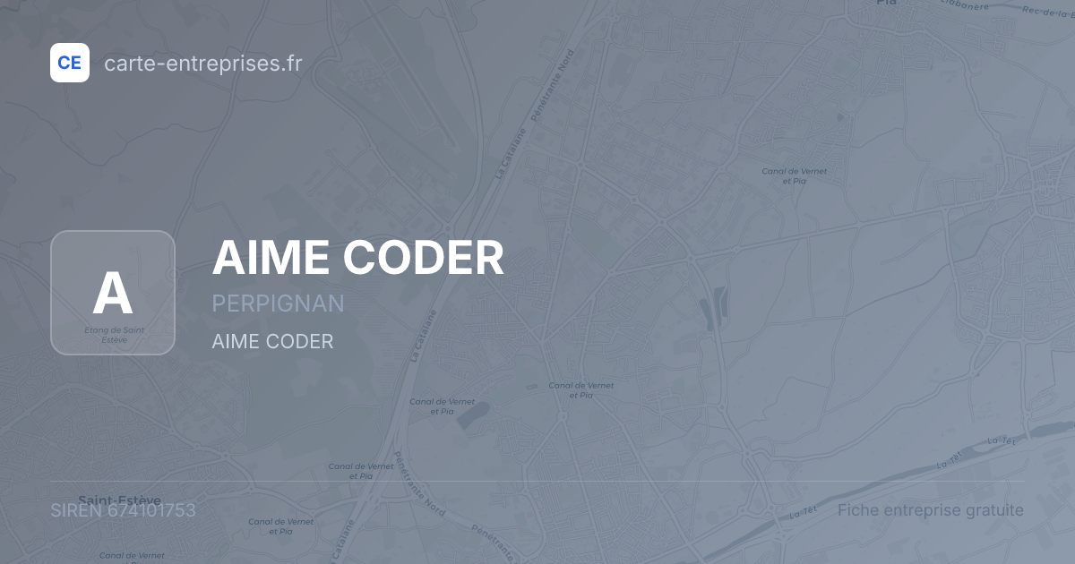 AIME CODER — 674101753 — fiche entreprise