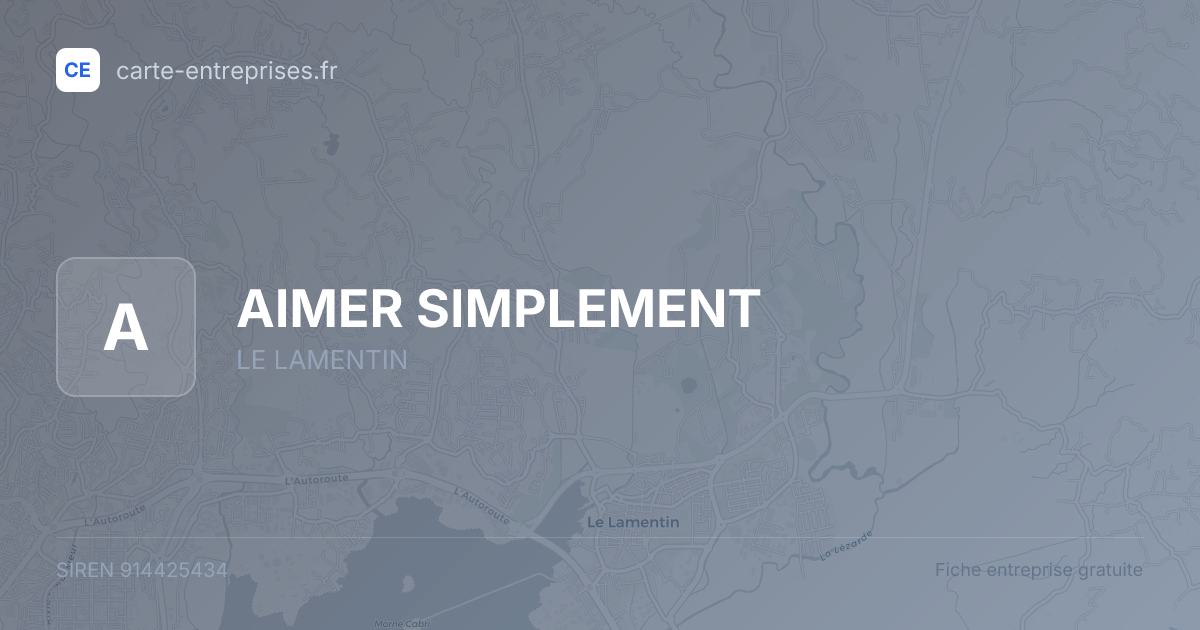 AIMER SIMPLEMENT — 914425434 — fiche entreprise
